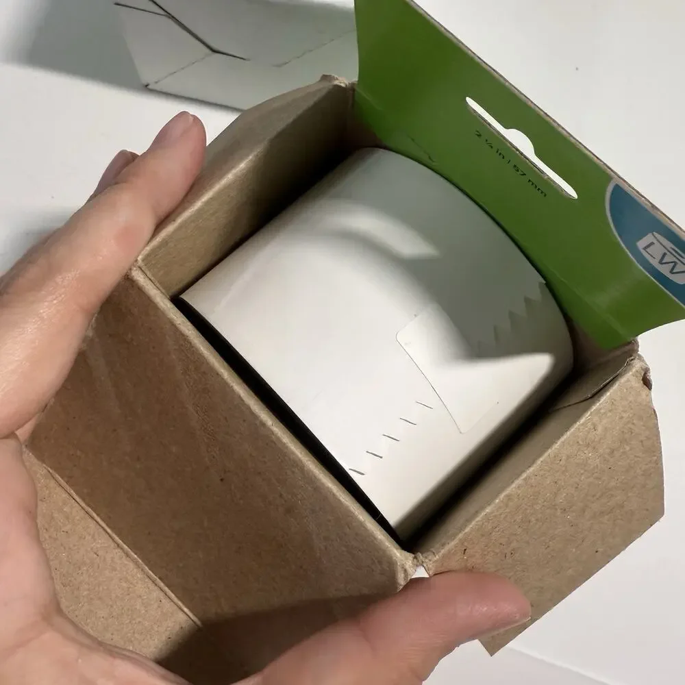 3 Rolls Dymo LabelWriter Continuous-Roll Receipt Paper 2.25 /57mm White OPEN BOX